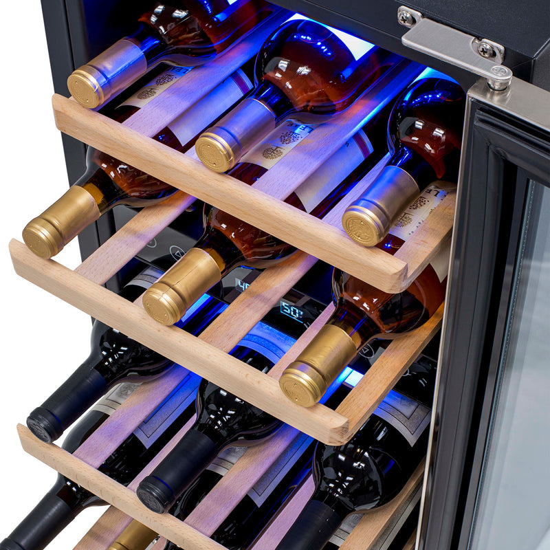 NewAir 29 Bottle Dual Zone Compressor Wine Cooler