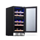 NewAir 15" Built-In 29 Bottle Dual Zone Compressor Wine Cooler