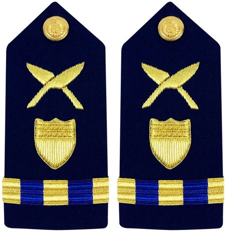 Vanguard Coast Guard Warrant Officer 3 Female Hard Shoulder Board: Personnel Administration