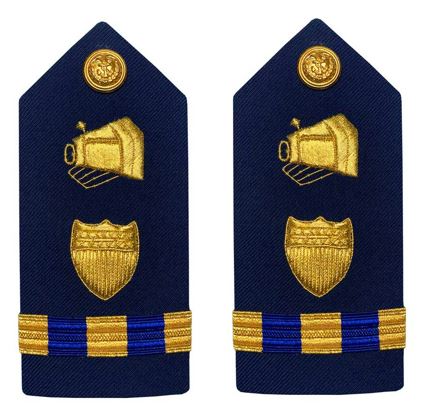 Vanguard Coast Guard Warrant Officer 3 Female Hard Shoulder Board: Public Information