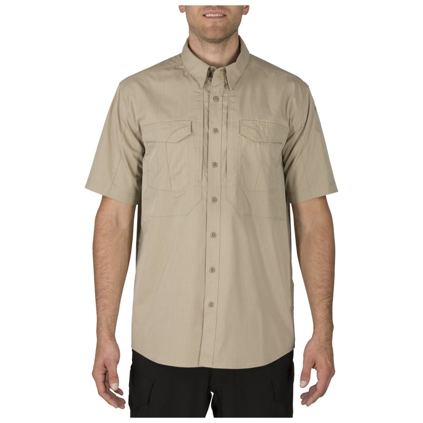 5.11 Mens Stryke Short Sleeve Button Down Polo Shirt