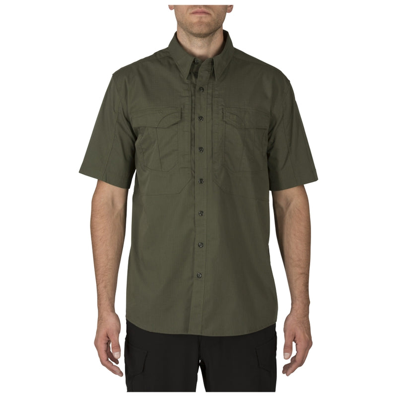 5.11 Mens Stryke Short Sleeve Button Down Polo Shirt - Size 3XL
