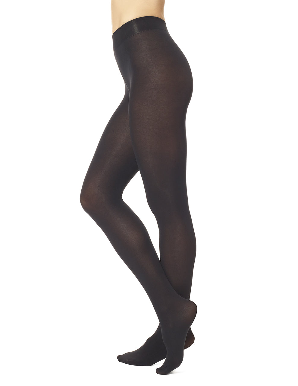 HUE Womens Super Opaque Tights - No Control Top