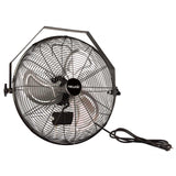 NewAir 18” High Velocity Wall Mounted Fan with Sealed Motor Housing and Ball Bearing Motor