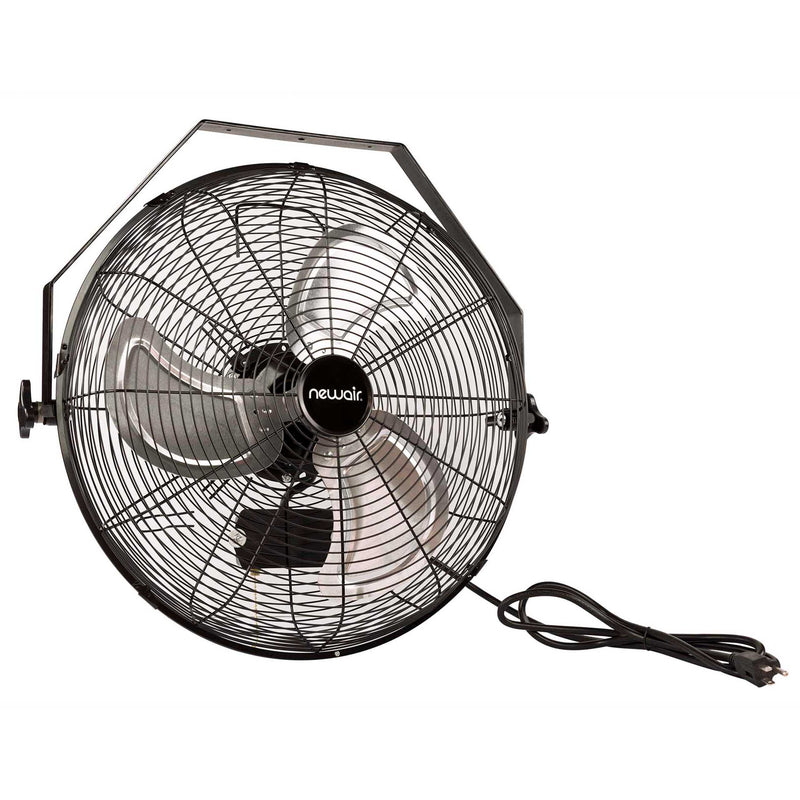 NewAir 18” High Velocity Wall Mounted Fan with Sealed Motor Housing and Ball Bearing Motor