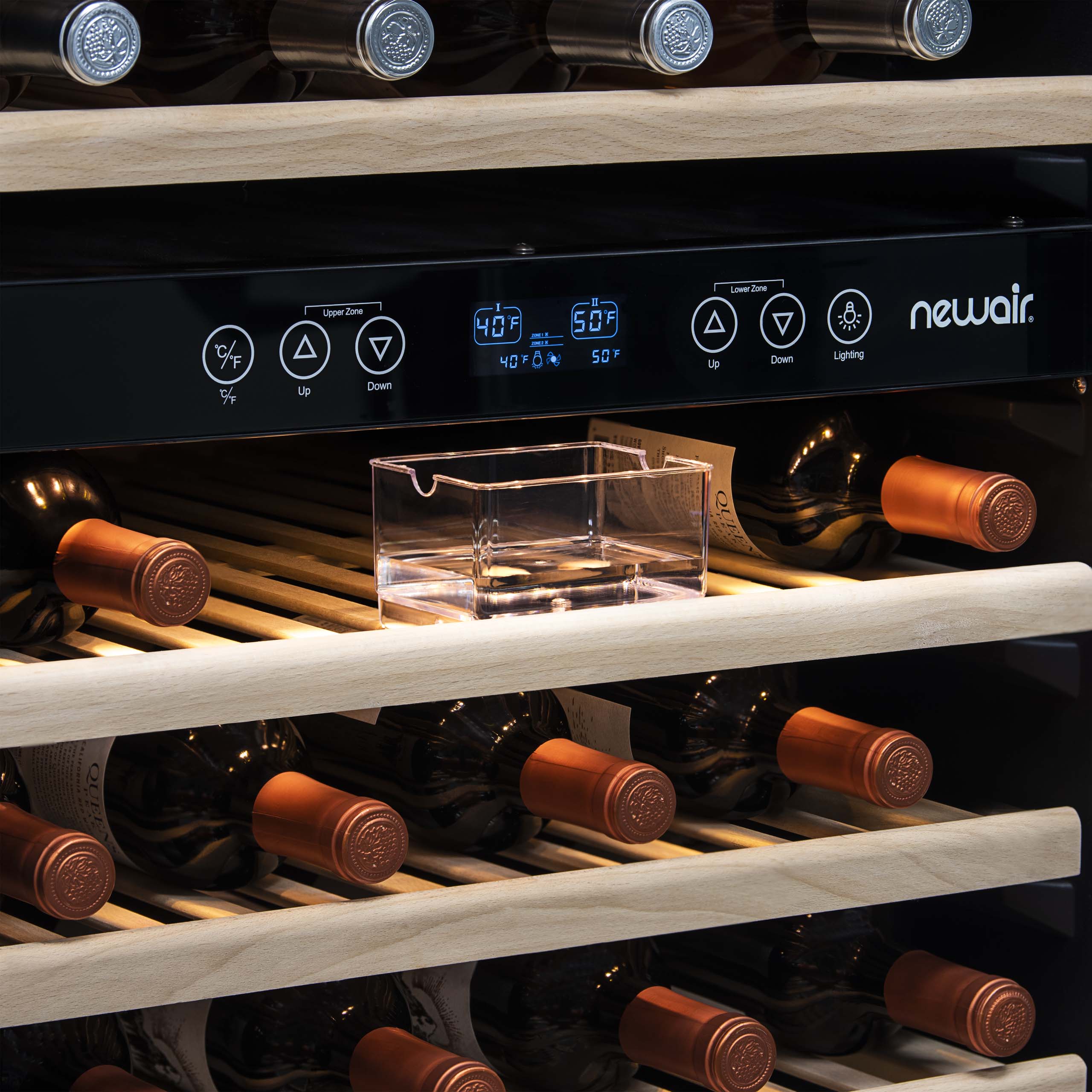 NewAir 116 Bottle Dual Zone Compressor Wine Cooler