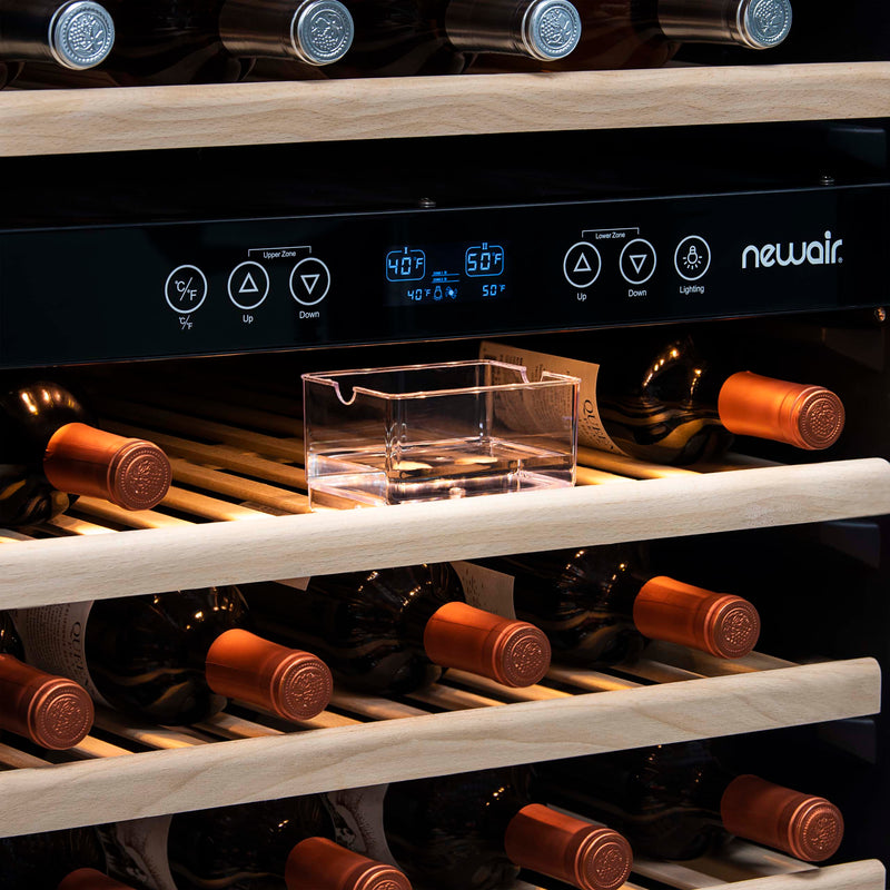 NewAir 116 Bottle Dual Zone Compressor Wine Cooler