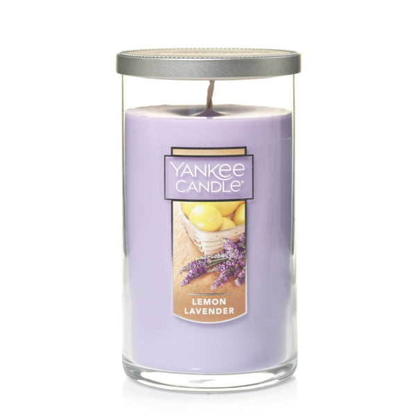 Yankee Candle Medium Pillar Candle - Lemon Lavender