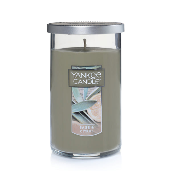 Yankee Candle Medium Pillar Candle - Sage & Citrus