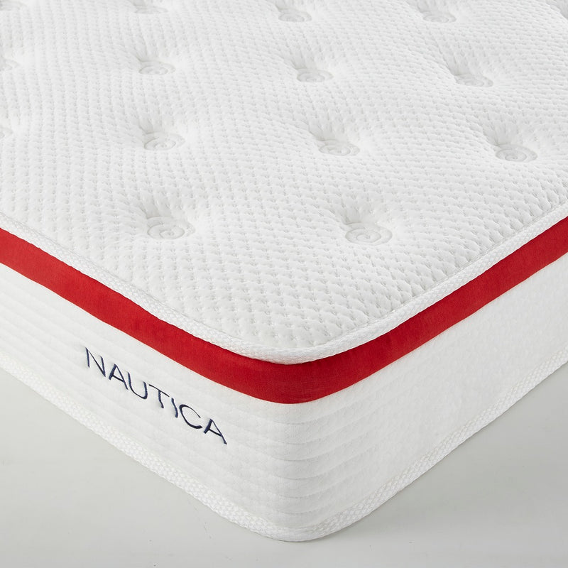 Nautica Home 10" Harmony Cushion Firm Hybrid Innerspring Mattress - Size Twin XL