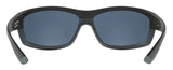 Costa Del Mar Mens Saltbreak Matte Black Frame - Blue Mirror 580 Plastic Lens - Polarized Sunglasses