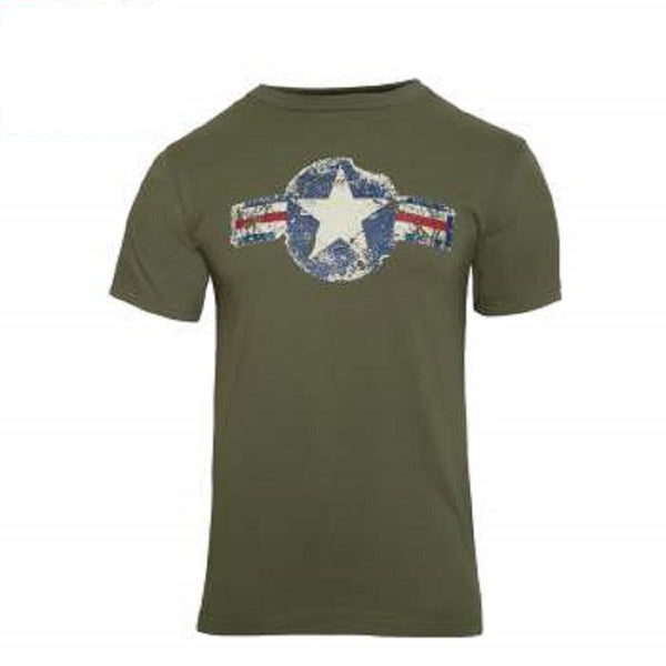 Rothco Mens Army Air Corps Vintage Short Sleeve T-Shirt - 2XL