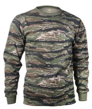 Rothco Mens Long Sleeve Camo T-Shirt - Size 2XL