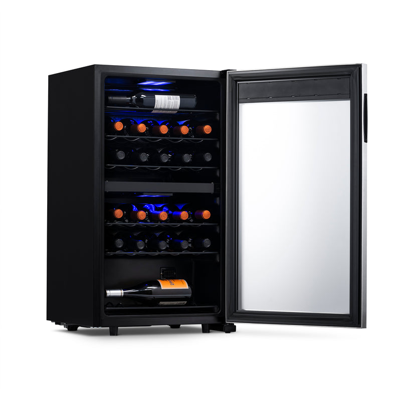 NewAir 28 Bottle Dual Zone Freestanding Wine Cooler
