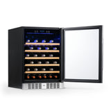 NewAir 52 Bottle Single Zone Built-In Compressor Wine Cooler