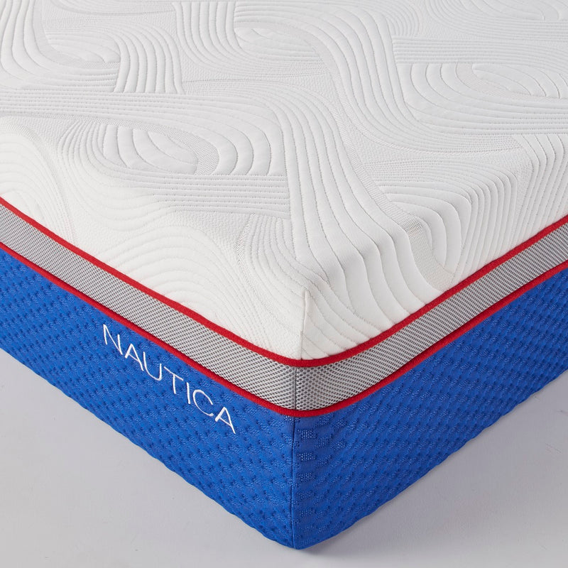 Nautica Home 12" Serenity Medium Plush Gel Memory Foam Mattress - King