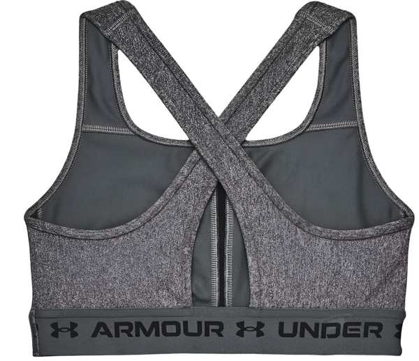 Under Armour Womens Armour Mid Crossback Heather Sports Bra