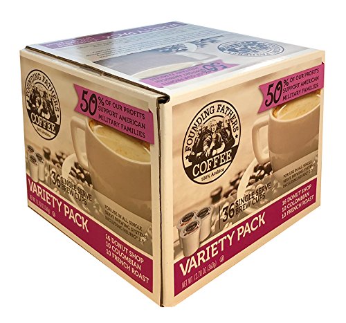 Founding Fathers Coffee Variety Pack - 36 Count