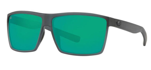 Costa Del Mar Rincon Matte Smoke Crystal Frame - Green Mirror 580 Glass Lens - Polarized Sunglasses