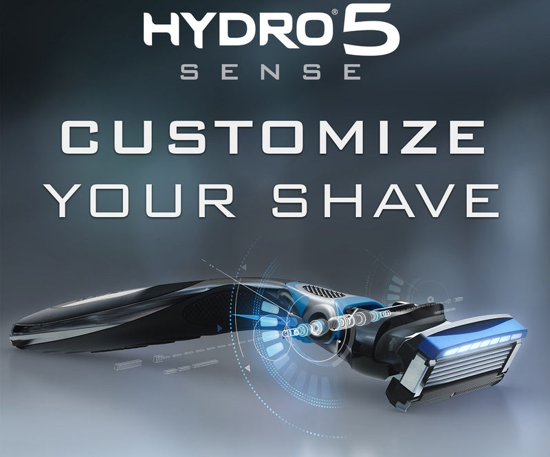 Schick Hydro 5 Sense Hydrate Razor Refills for Men - 4 Count