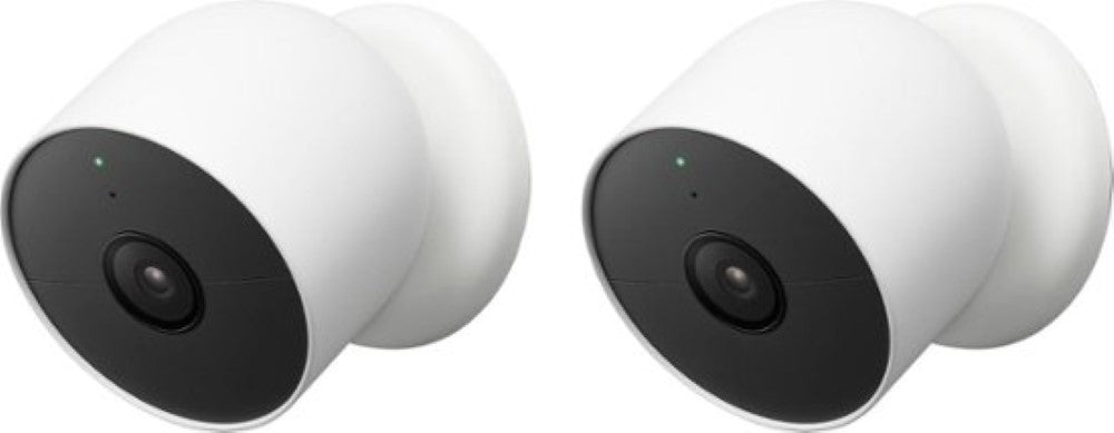 Google Nest Cam (Outdoor or Indoor, Battery) - 2 Pack