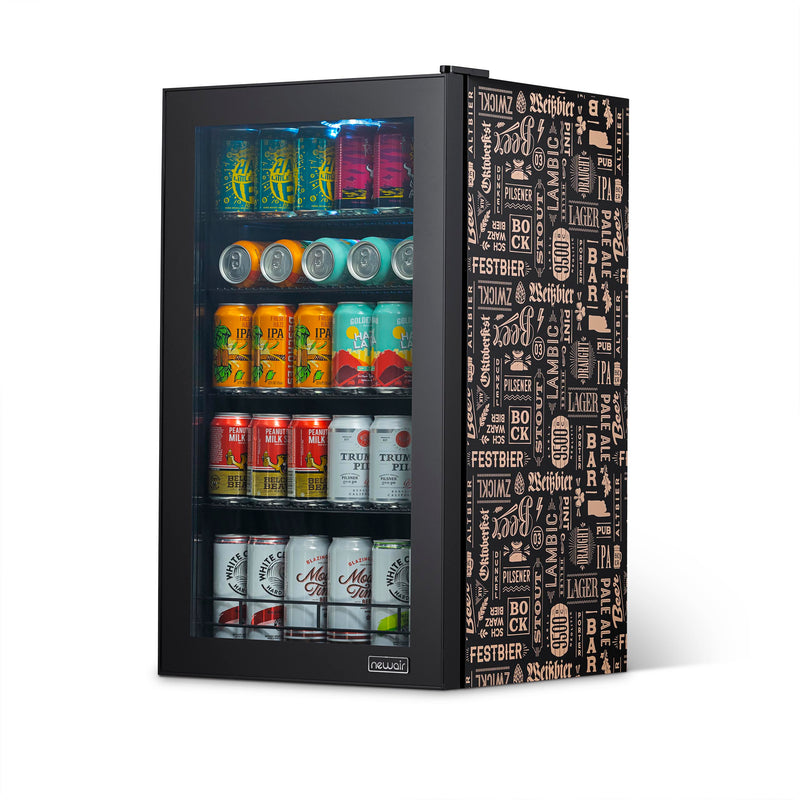 NewAir "Beers of the World" Custom Designed 126-Can Beer Fridge