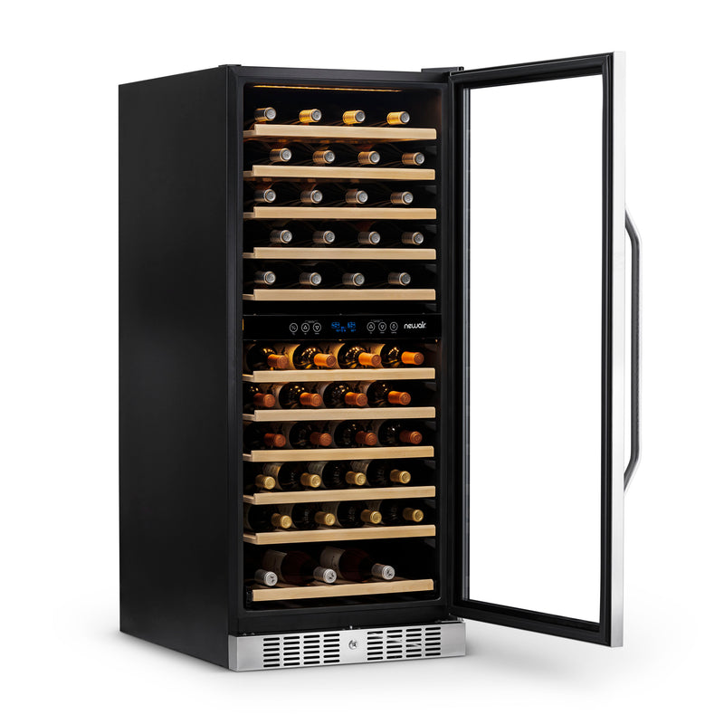 NewAir 116 Bottle Dual Zone Compressor Wine Cooler