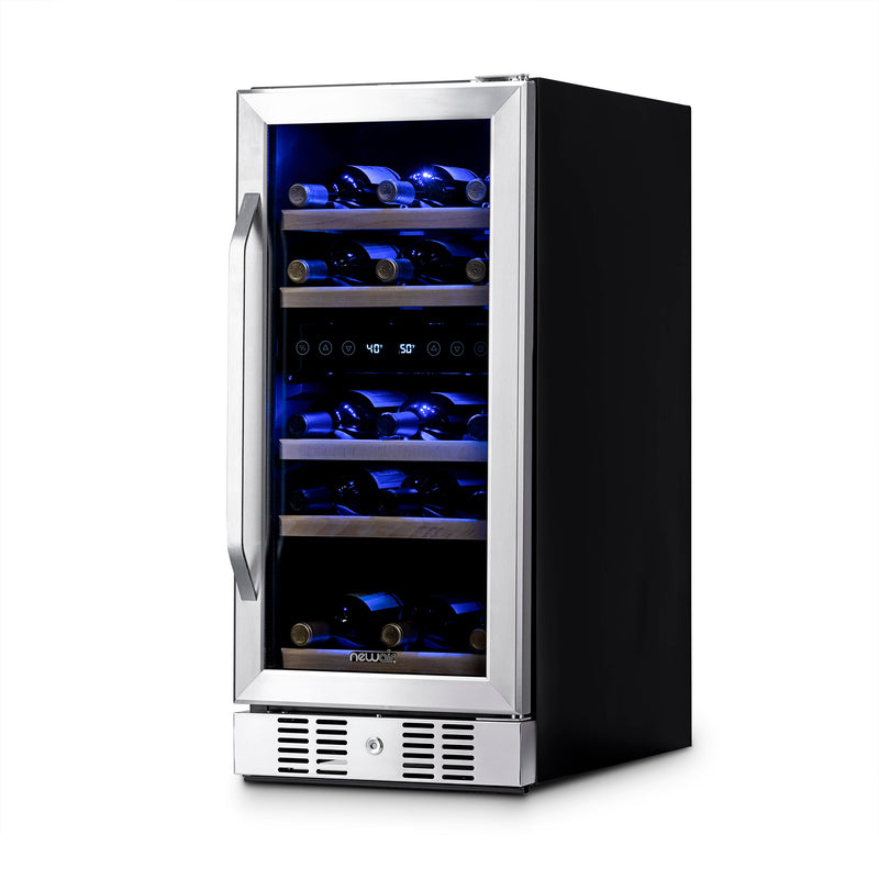 NewAir 29 Bottle Dual Zone Compressor Wine Cooler