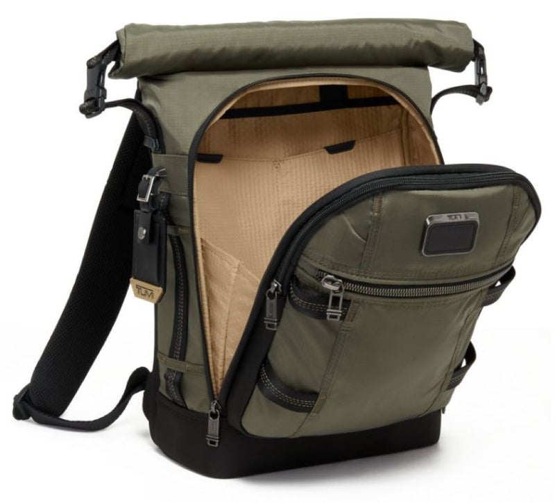 TUMI Alpha Bravo Ally Roll Top Backpack – ShopCGX