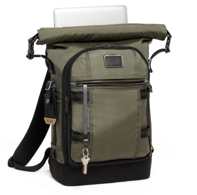 tumi ally roll top backpack TUMI Alpha Bravo Ally Roll Top Backpack – ShopCGX