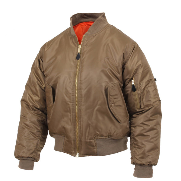 Rothco Mens MA-1 Flight Jacket - Size XS - XL