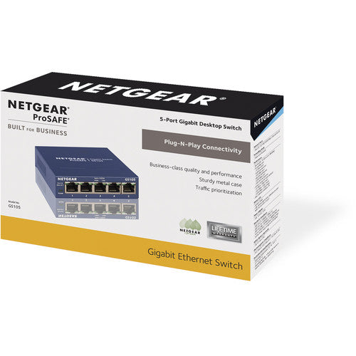 NETGEAR  5-Port Gigabit Ethernet Network Switch