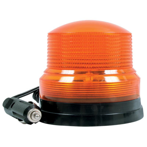 RoadPro 12-Volt Strobe Light with Magnetic Mount, Amber Lens