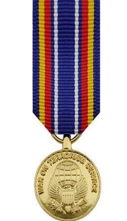 Vanguard Mini Medal Anodized Global War On Terrorism Service