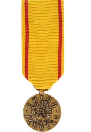 Vanguard Mini Medal China Service - USN