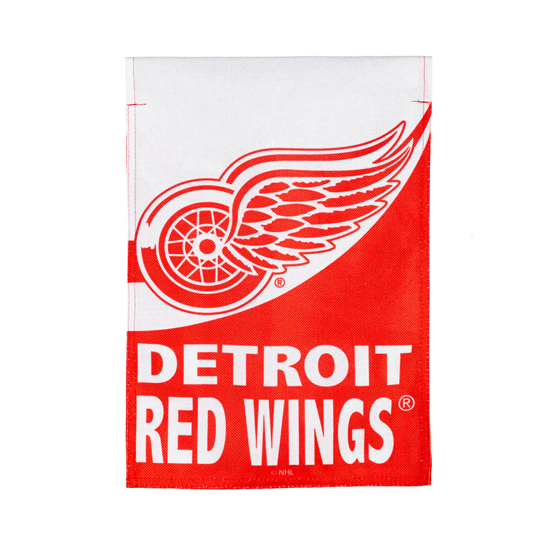 Team Sports America Detroit Red Wings Burlap Garden Flag