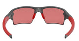 Oakley Flak 2.0 XL Matte Gray Smoke Frame - Prizm Road Lens - Polarized Sunglasses
