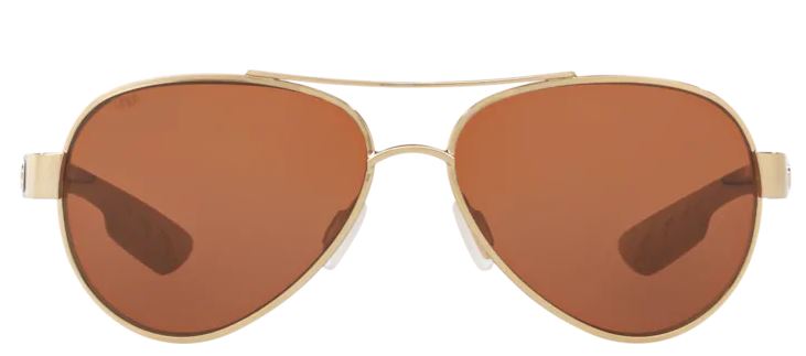 Costa Del Mar Loreto Rose Gold Frame - Copper 580 Plastic Lens - Polarized Sunglasses