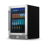 NewAir 224 Can Premium Built-in Beverage Fridge with Color Changing Lights