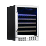 NewAir 52 Bottle Single Zone Built-In Compressor Wine Cooler