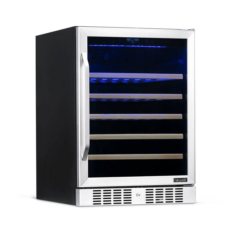 NewAir 52 Bottle Single Zone Built-In Compressor Wine Cooler