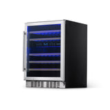 NewAir 24" Built-In 46 Bottle Dual Zone Compressor Wine Fridge