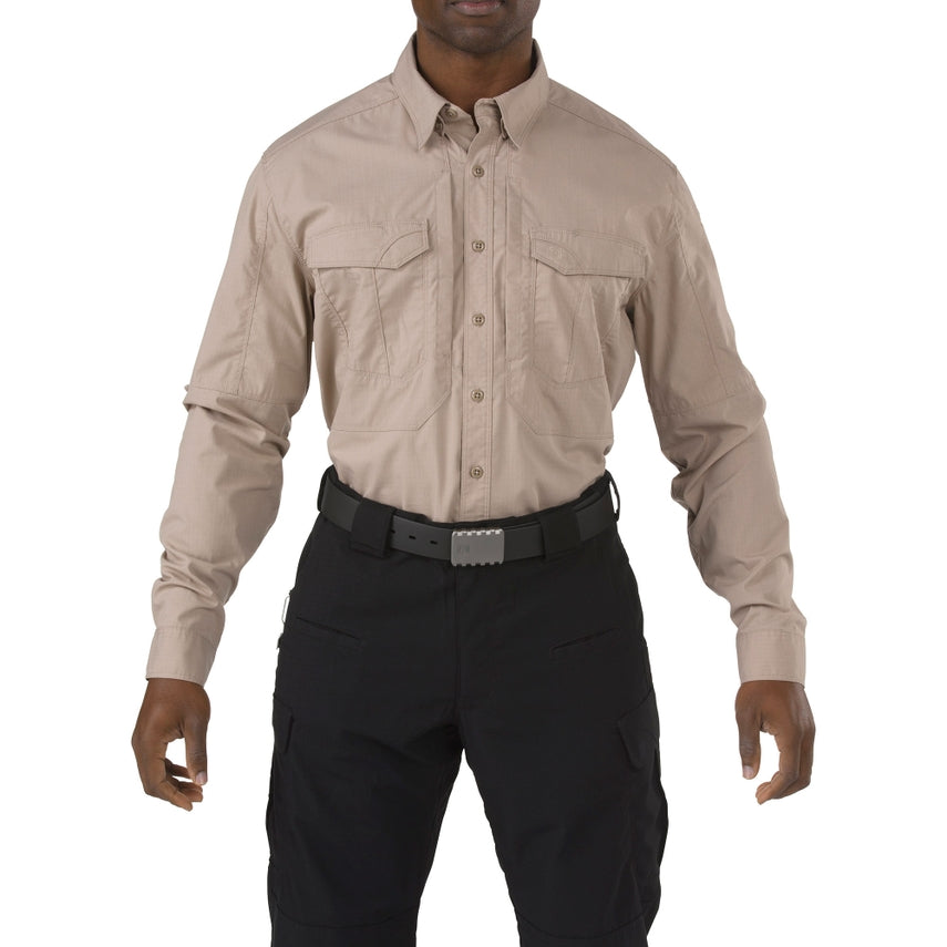 5.11 Mens Stryke Long Sleeve Button Down Polo Shirt