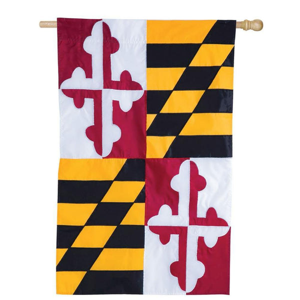Evergreen Maryland House Flag