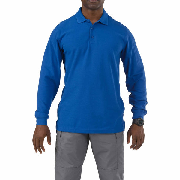 5.11 Mens Utility Long Sleeve Polo Shirt - Size 3XL