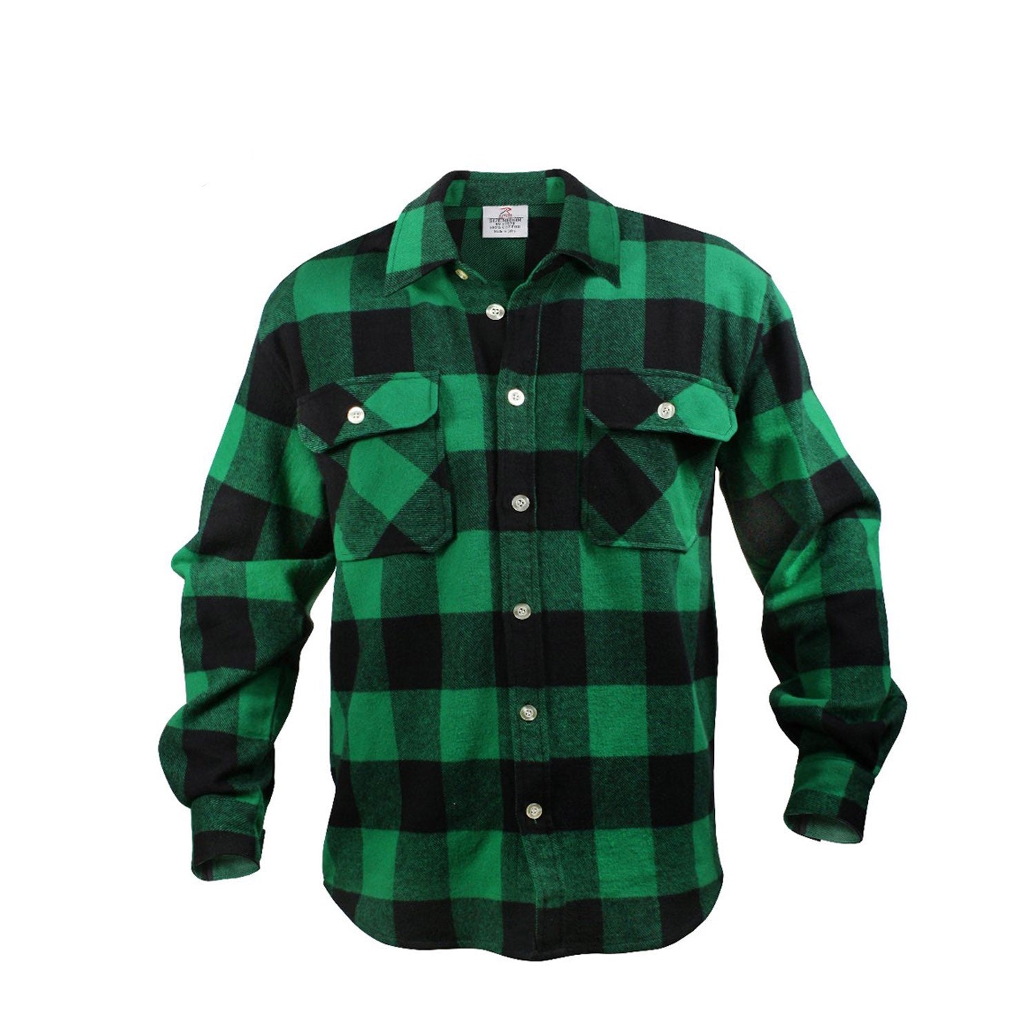 Rothco Mens Extra Heavyweight Buffalo Flannel Shirt - Size 2XL - 4XL