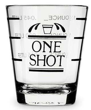 Bullseye Measured Shot Glass