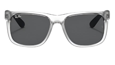 Ray-Ban Justin Polarized Sunglasses - Transparent/Dark Gray