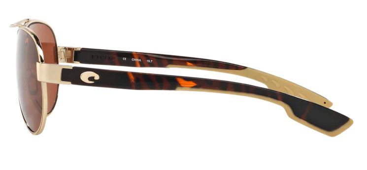 Costa Del Mar Loreto Rose Gold Frame - Copper 580 Plastic Lens - Polarized Sunglasses