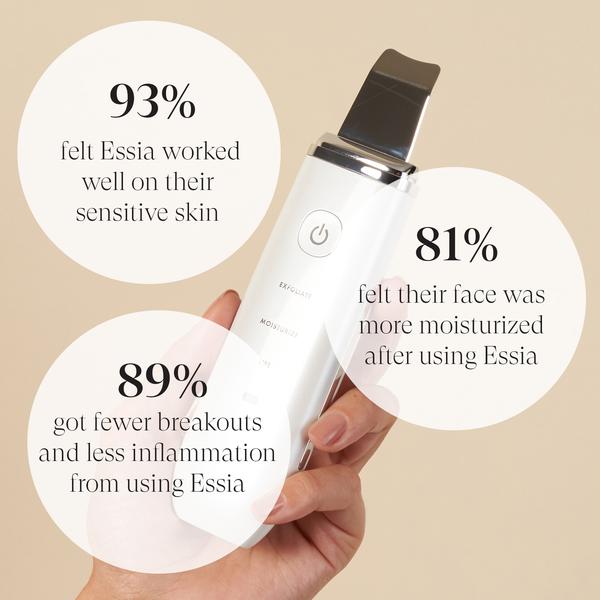 VANITY PLANET Essia Ultrasonic Exfoliating Skin Spatula